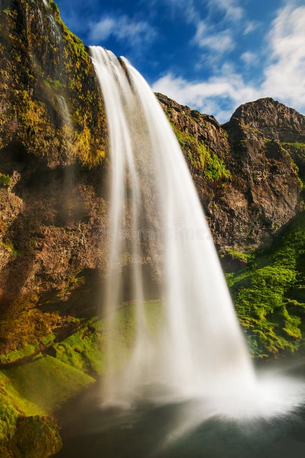 Seljalandsfoss Stock Image Image Of Majestic Falling 41466095