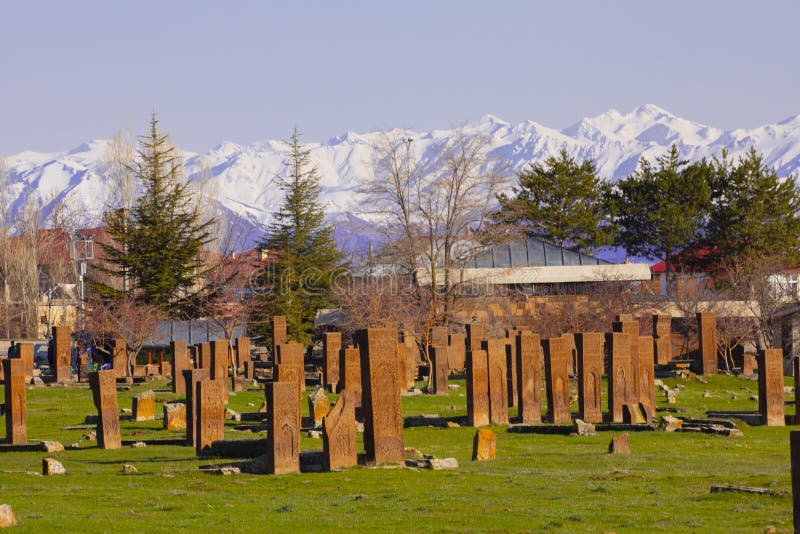 Seljuk Cemetery of Ahlat, the tombstones of medieval islamic notables.