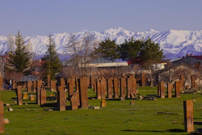 Seljuk Cemetery of Ahlat, the tombstones of medieval islamic notables.