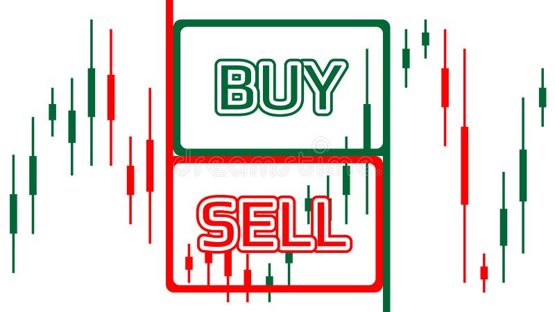 Sell buy trade - Vector graphics on a white background.