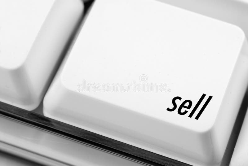 Sell key on computer keyboard. Keyboard sell stock images, royalty-free photos and pictures