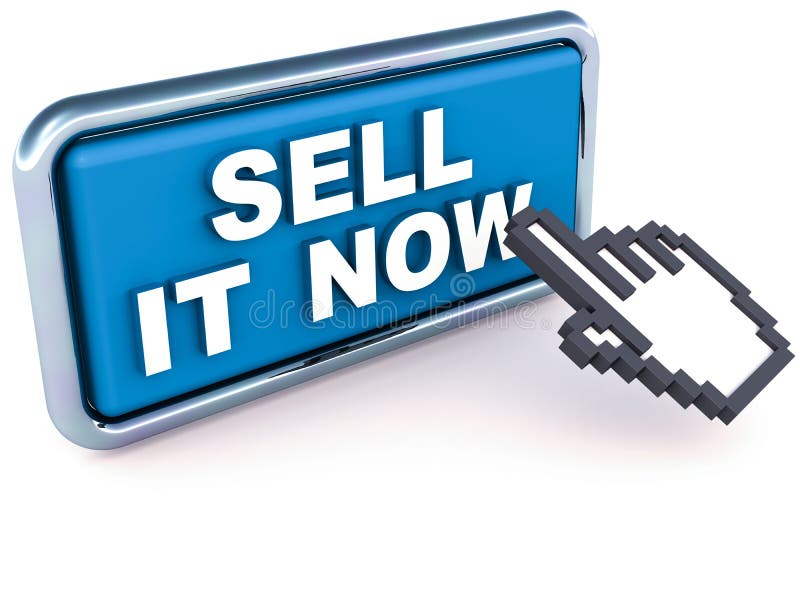 Sell it now stock illustration. Illustration of selling - 50459284