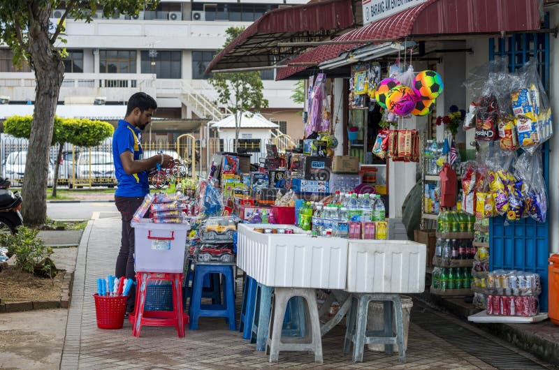 Seller on the street editorial photo. Image of seller - 84865831