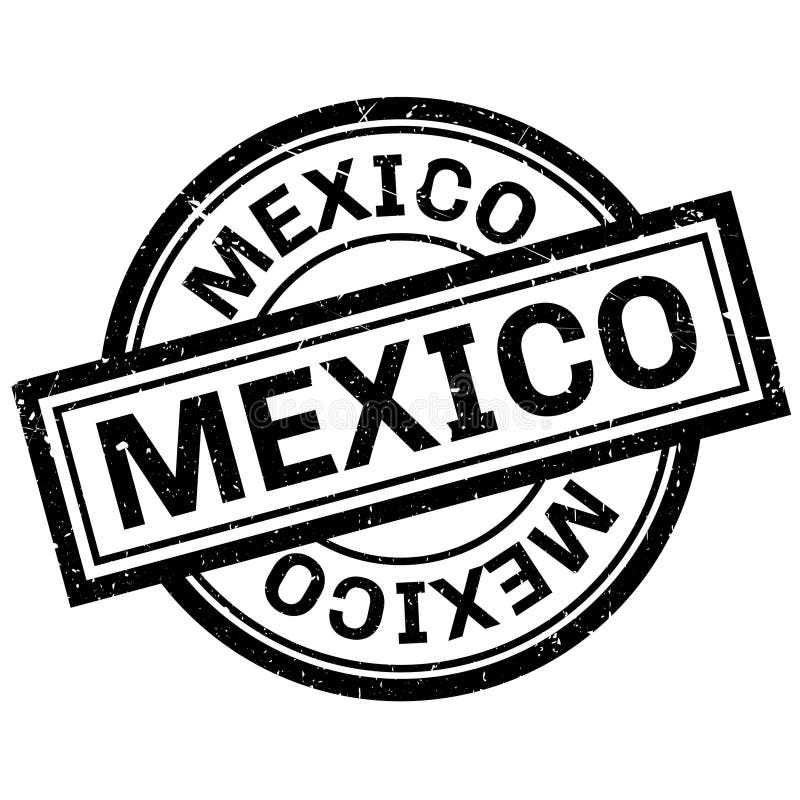 Sello de goma de México ilustración del vector. Ilustración de