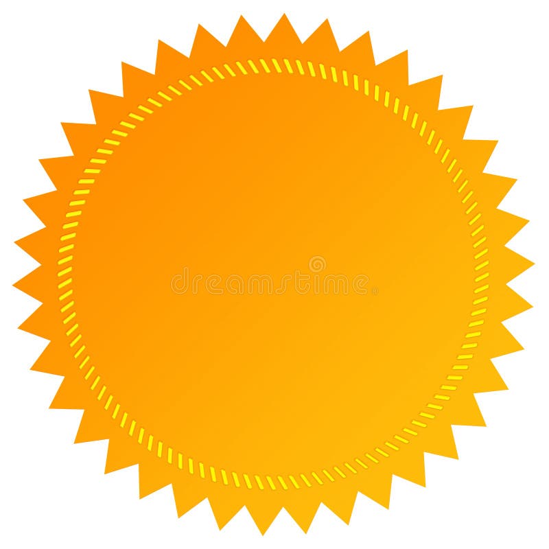 Sello en blanco del oro libre illustration Sello en blanco del oro libre illustration