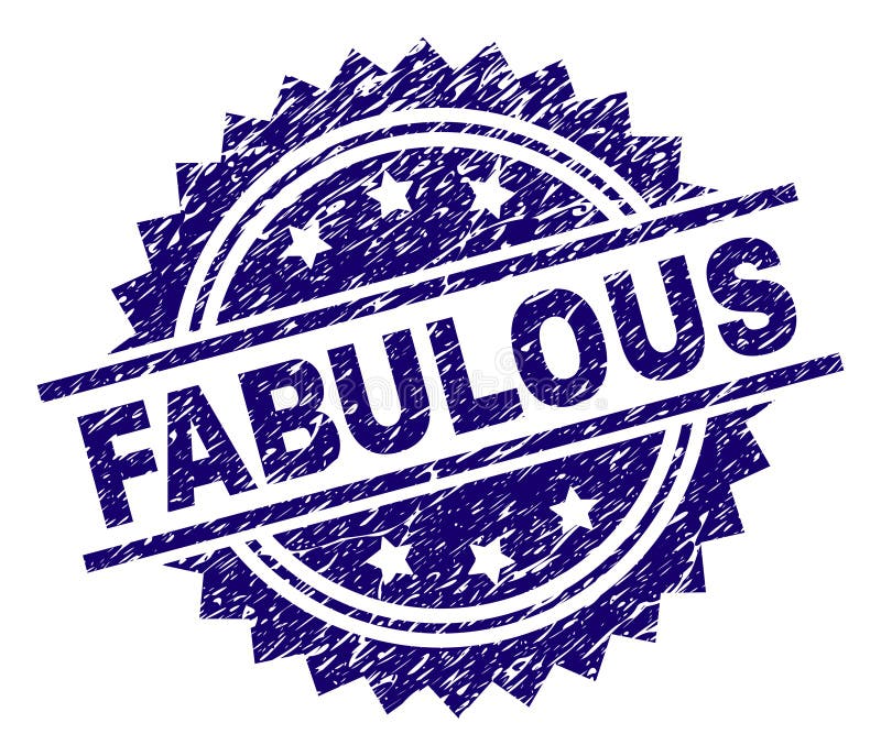 Sello FABULOSO texturizado Grunge del sello stock de ilustración Sello FABULOSO texturizado Grunge del sello stock de ilustración