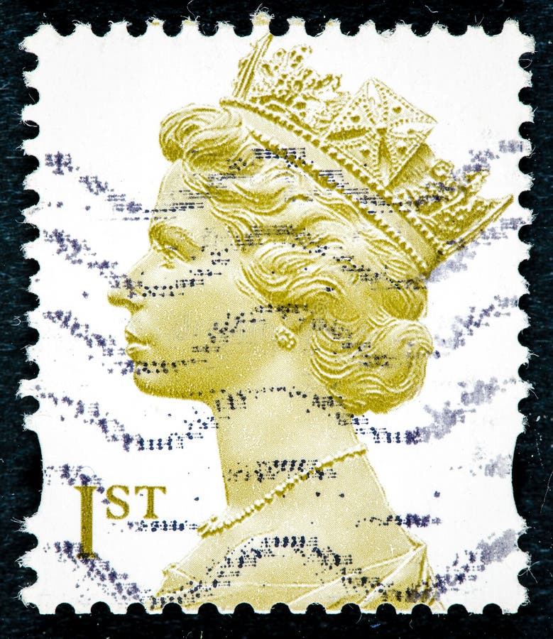 La reina elizabeth ii de inglaterra postal 