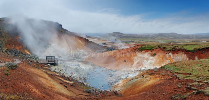 Seltun, Iceland - active volcanic area in Reykjanes peninsula