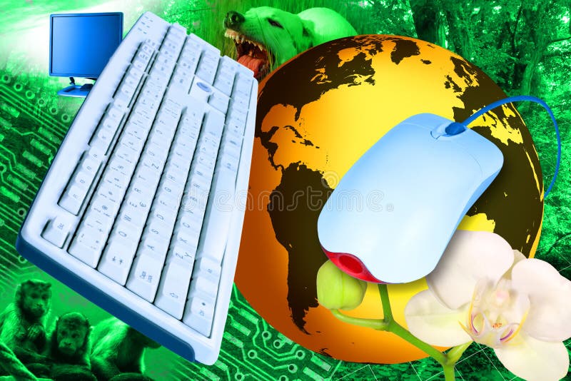 Selva da Internet imagens de stock