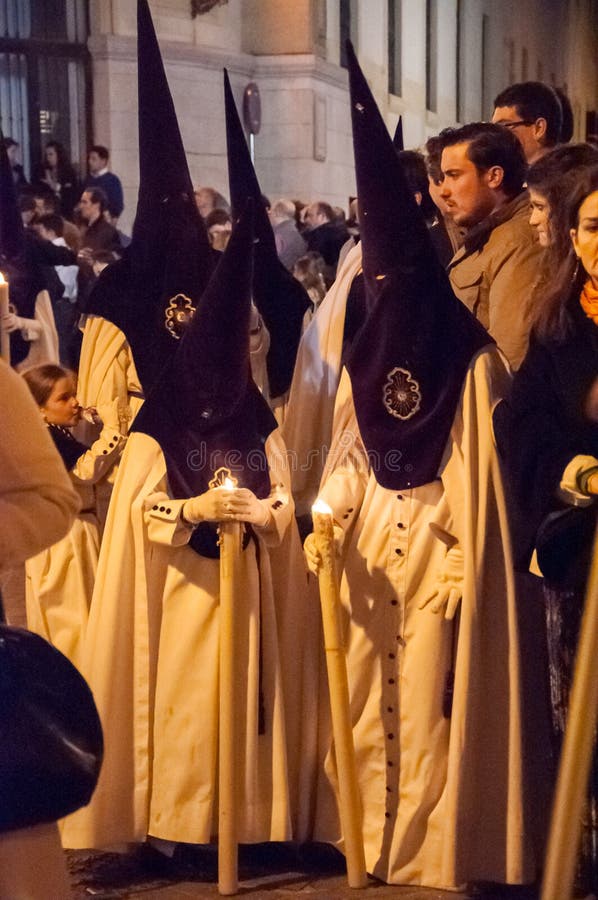 Semana Santa in Sevilla editorial photo. Image of friday - 90582376