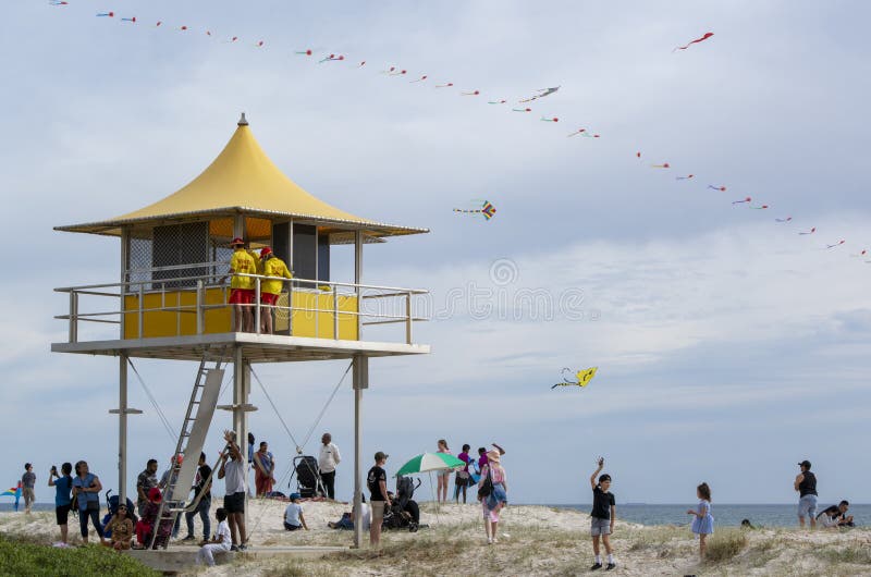 Surf Lifeguard Tower: Adelaide International Kite Festival 2019