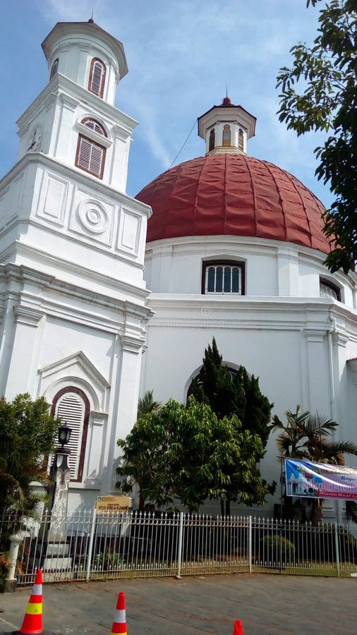 Blenduk Church As a Historical Building in the Old City Area in