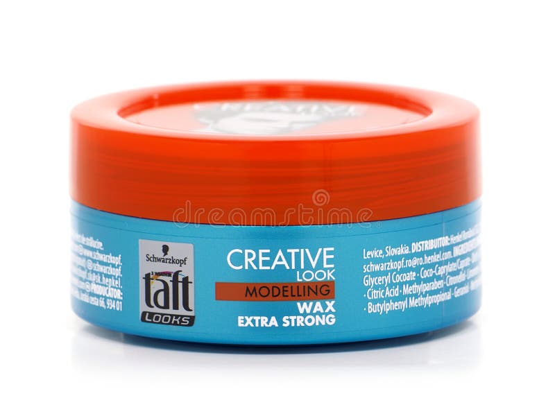 Sembler créatif de Taft modelant la cire 75 ml superpuissants photographie stock Sembler créatif de Taft modelant la cire 75 ml superpuissants photographie stock