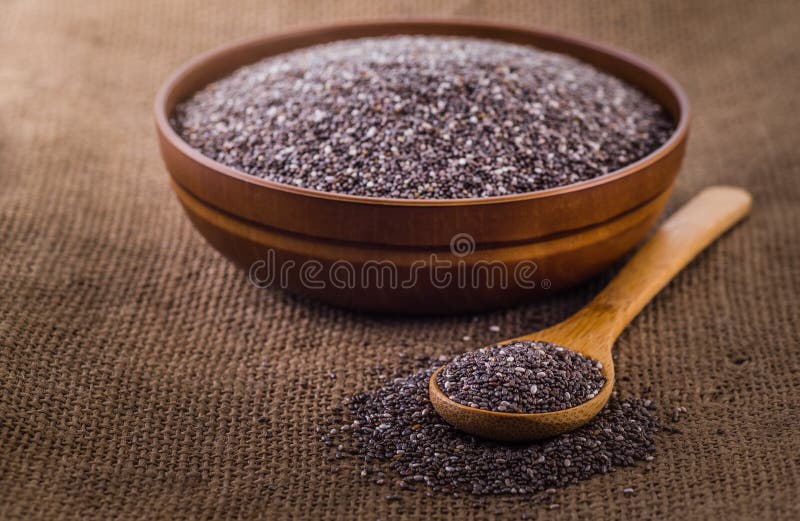 Semente de Chia imagem de stock royalty free Semente de Chia imagem de stock royalty free