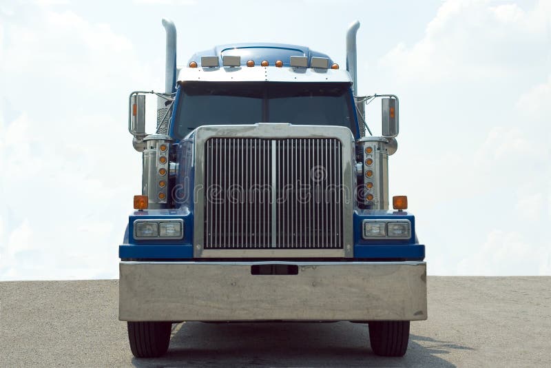 Semi camion fotografia stock