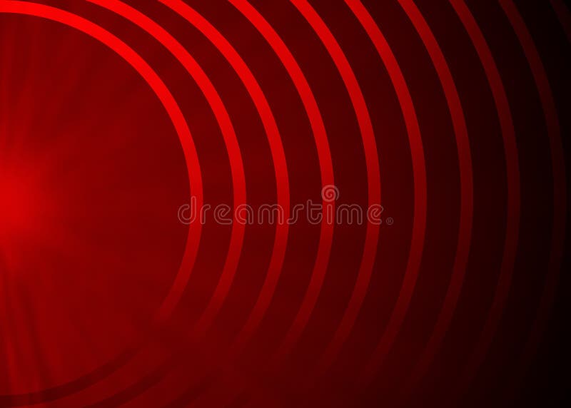 Semi-círculos concéntricos abstractos en fondo rojo oscuro fotografía de archivo Semi-círculos concéntricos abstractos en fondo rojo oscuro fotografía de archivo