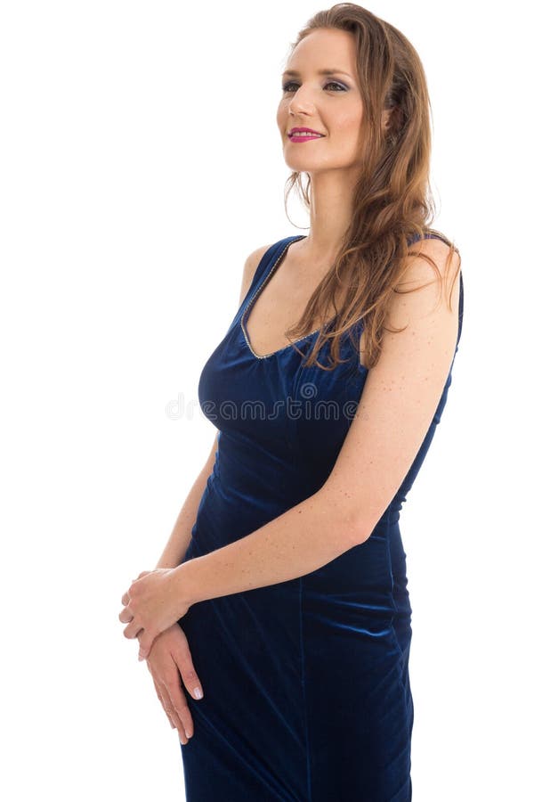 Semi profil d'une belle femme Port femelle de modèle élégant photos stock Semi profil d'une belle femme Port femelle de modèle élégant photos stock