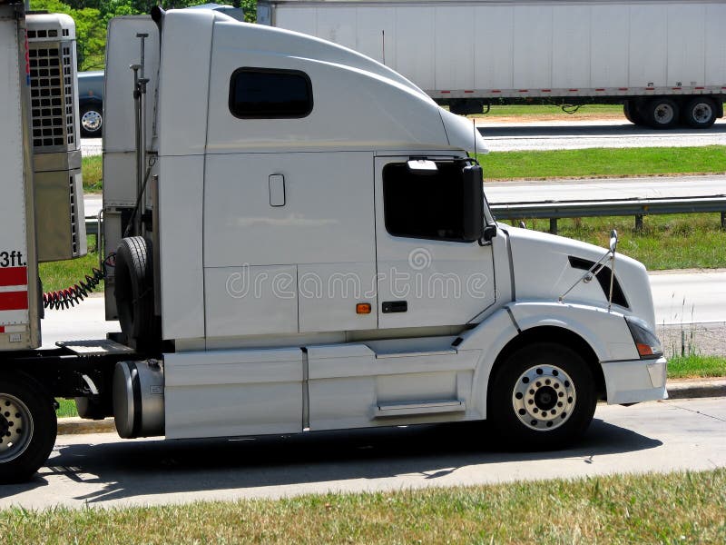 Semi truck royalty free stock images