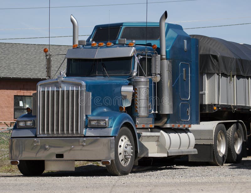 Semi Truck stock image