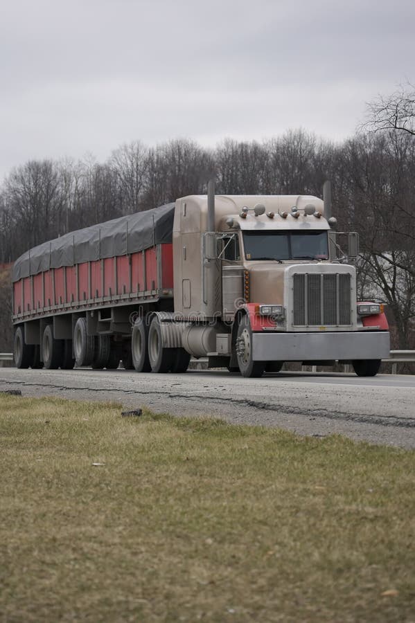 Semi Truck royalty free stock photos