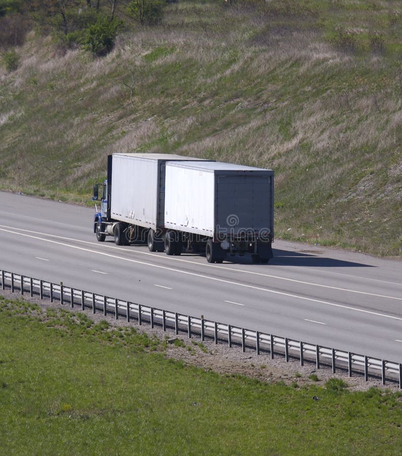 Semi Truck stock photography