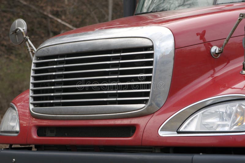 Semi Truck Front End royalty free stock image