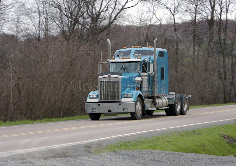 Semi Truck (without trailer) stock image
