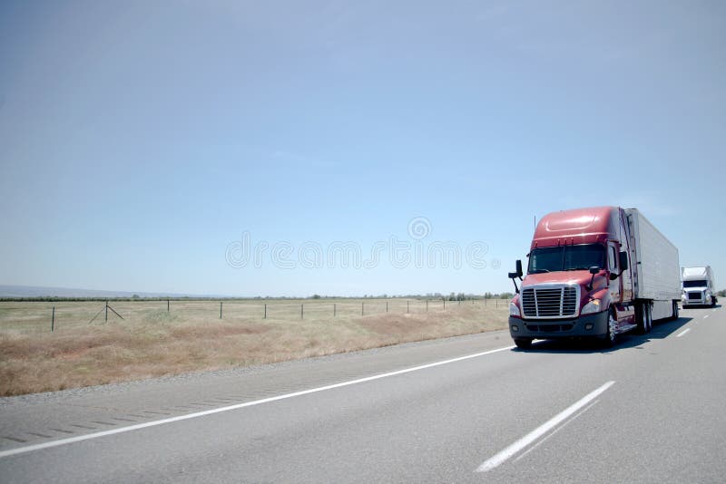 Convoy is a powerful modern semi-trucks with various types of semi trailers for transporting a wide range of manufactured goods, products and food through a network of highways connecting the whole of America. Convoy is a powerful modern semi-trucks with various types of semi trailers for transporting a wide range of manufactured goods, products and food through a network of highways connecting the whole of America