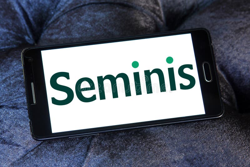 Logo of Seminis company on samsung mobile. Seminis is the largest developer, grower and marketer of fruit and vegetable seeds in the world. Logo of Seminis company on samsung mobile. Seminis is the largest developer, grower and marketer of fruit and vegetable seeds in the world