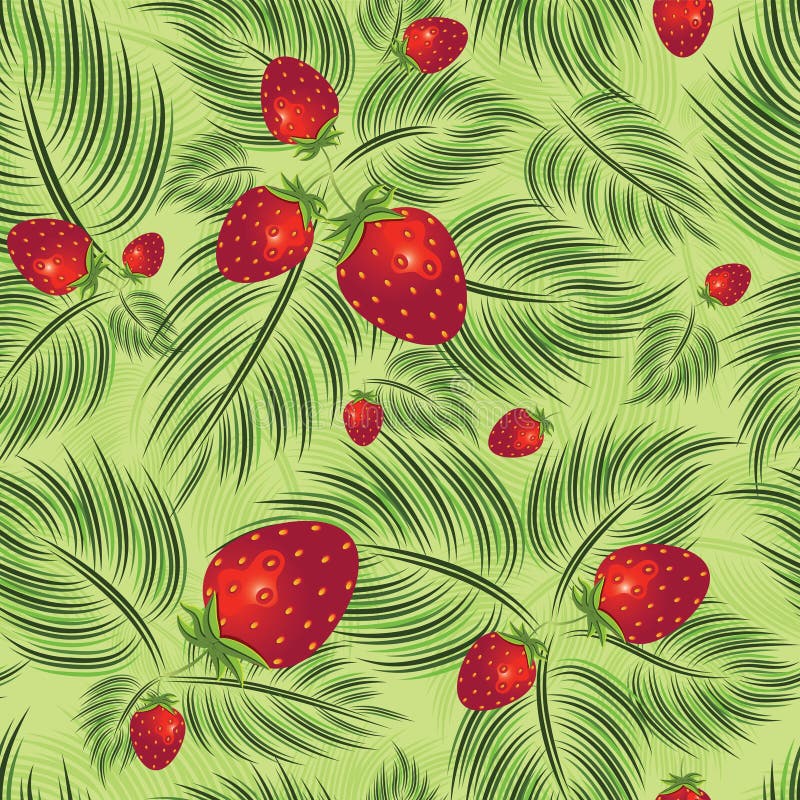 semless jordgubbe för modell royaltyfri illustrationer semless jordgubbe för modell royaltyfri illustrationer
