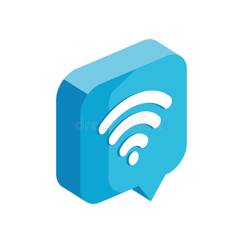 Semnal wifi internet royalty free illustration
