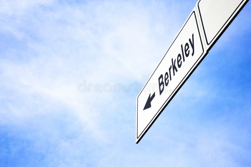 Semnalizare orientată spre berkeley royalty free stock photo