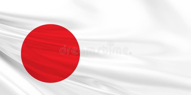 Semnalizator japonez cu redare 3D a spațiului de copiere vector illustration