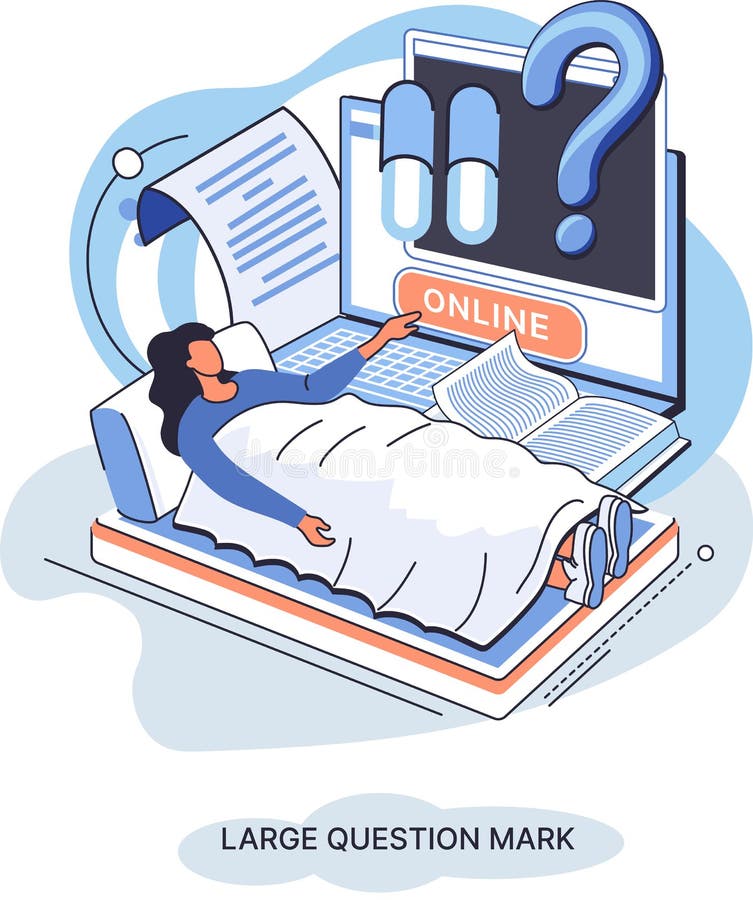 Semnul de întrebare cu solicitare de răspuns. metafora conceptului de problemă și soluție. întrebări. asistență directă solicitată royalty free illustration
