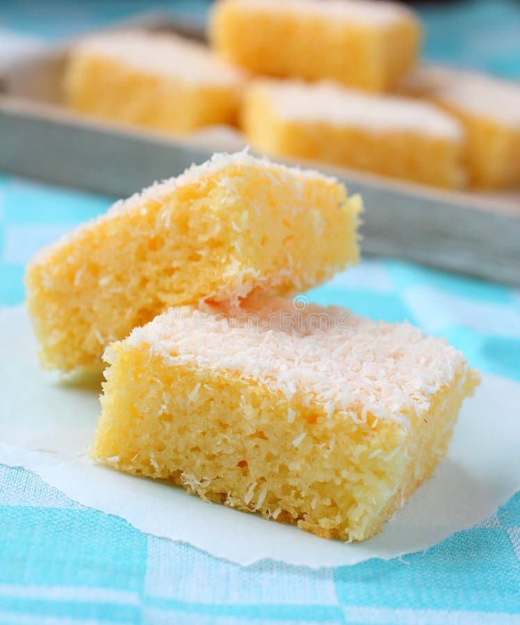 Semolina cake with coconut stock photo. Image of baked 27246308