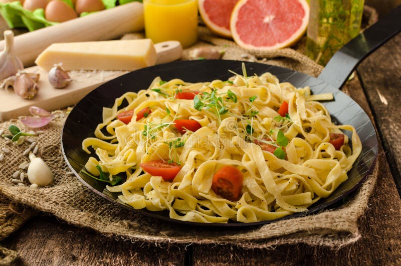 Organic Semolina Pasta From Italy Stock Image - Image of shaped