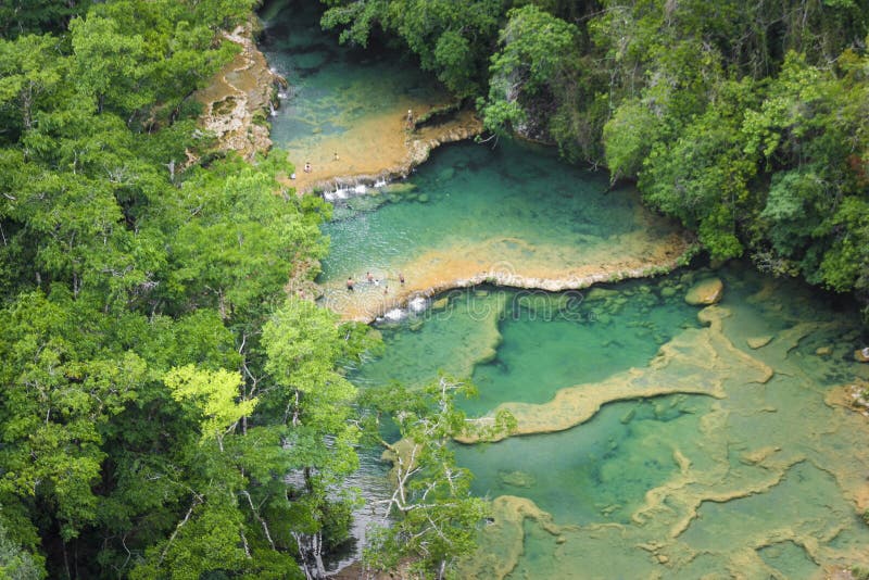 Semuc Champey, Lanquin, Guatemala, Central America Stock Image - Image ...