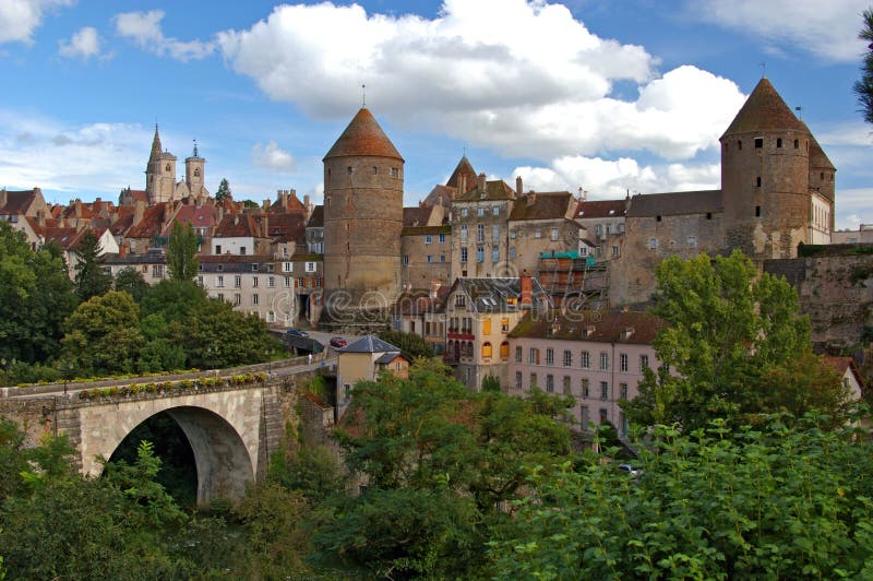Semur-en-Auxois en Bourgogne France