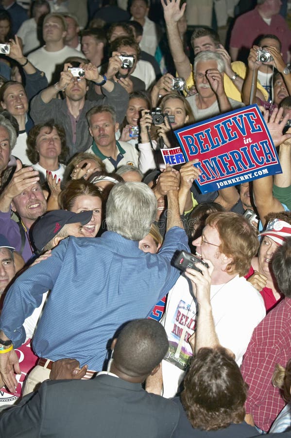 Crowd of 50,000 Rallies at the University of Texas Editorial Photo