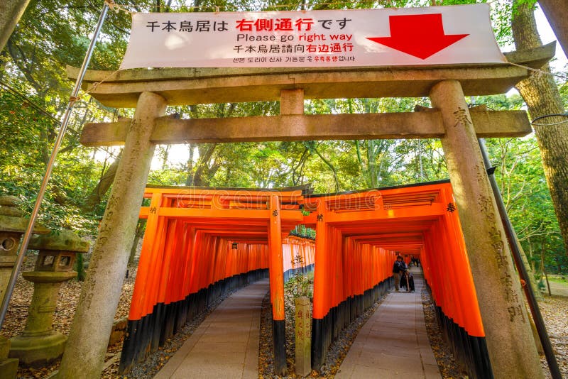 Senbon Torii Fushimi Inari Editorial Stock Image Image Of Japan Senbon Torii Fushimi Inari Editorial Stock Image Image Of Japan