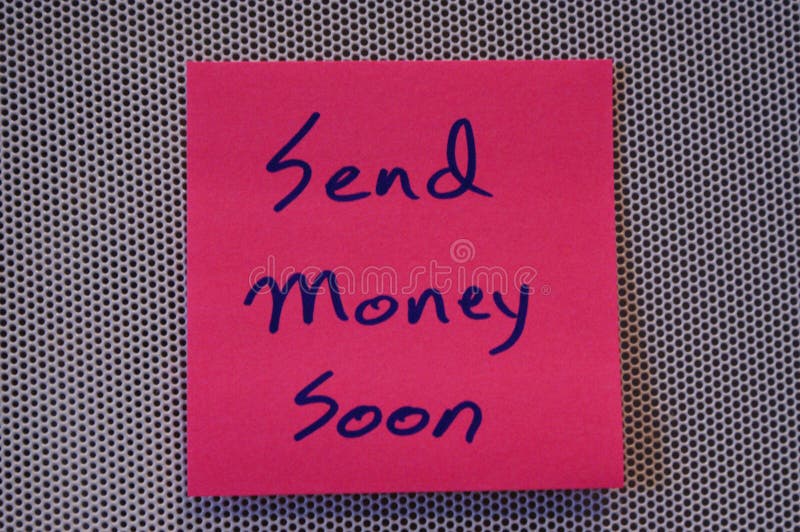 Hand written message on pink sticky note with black and white back ground. Hand written message on pink sticky note with black and white back ground