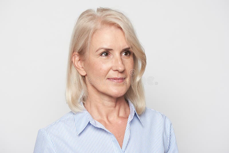 Senior businesswoman portrait isolated royalty free stock images Senior businesswoman portrait isolated royalty free stock images