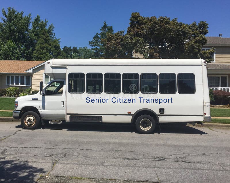 Senior Citizen Transport Bus Editorial Stock Image - Image of fare, rider:  97752794