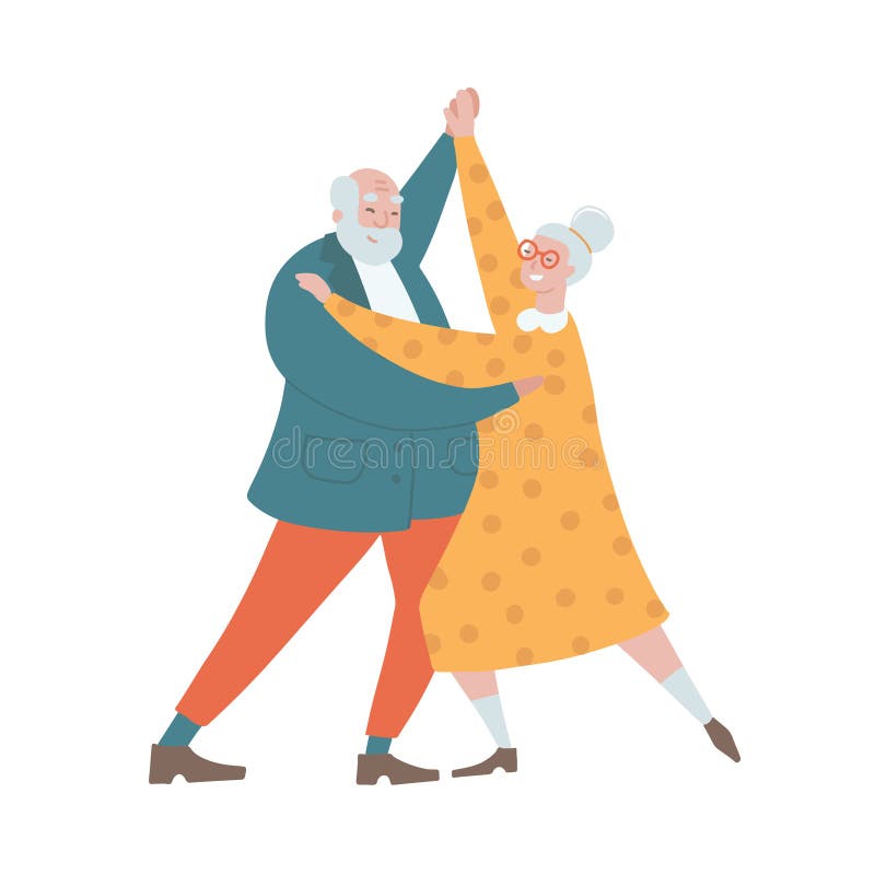 Man and Woman Dance a Tango Stock Vector - Illustration of adult ...