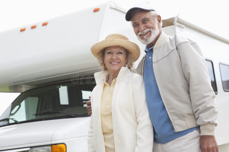 Senior Couple And RV Home