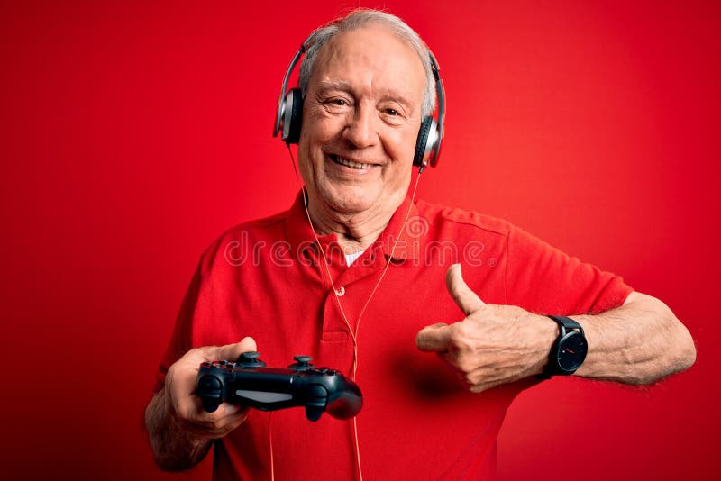 Best Elderly Video Gaming Royalty-Free Images, Stock Photos & Pictures