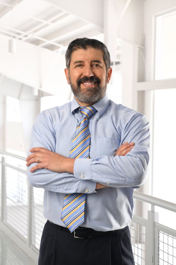 Senior Hispanic Businessman Smiling royalty free stock image Senior Hispanic Businessman Smiling royalty free stock image