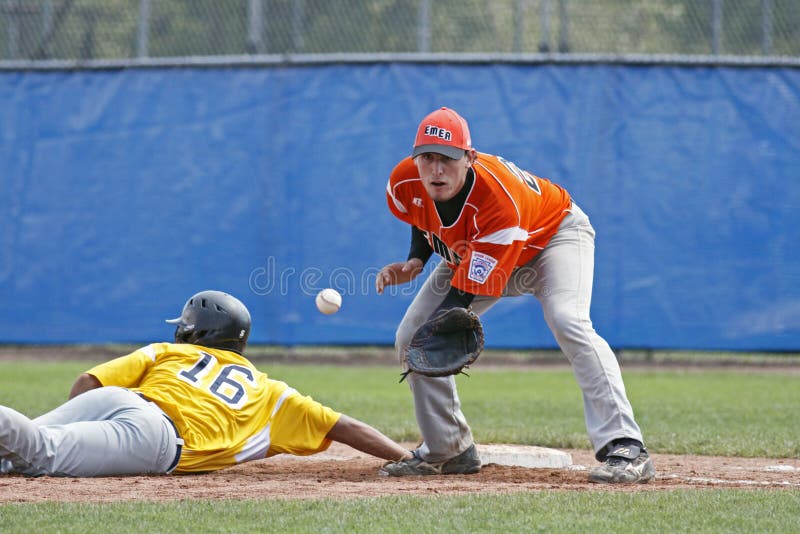 Senior League Baseball World Series Pickoff Editorial Photo Image of