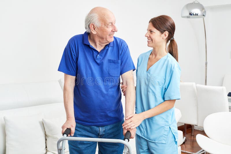 Senior Learns To Be a Patient in Occupational Therapy Stock Image - Image of hands, illness: 152610339