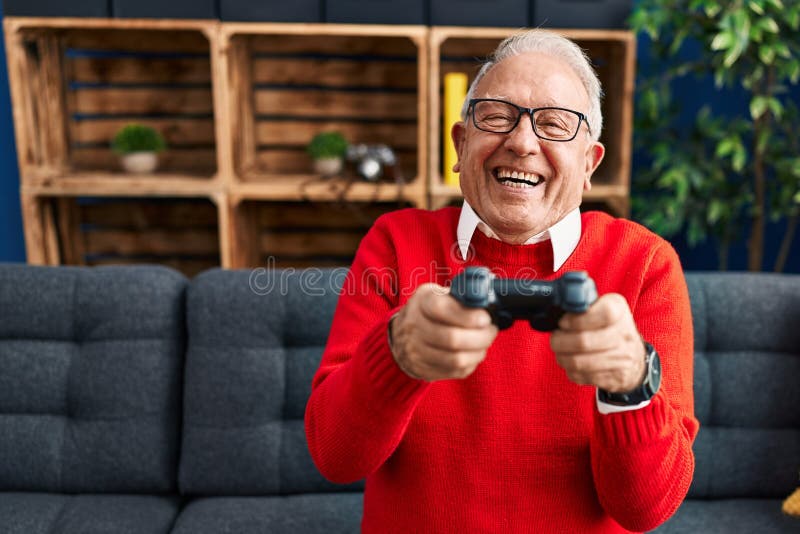 Best Elderly Video Gaming Royalty-Free Images, Stock Photos & Pictures